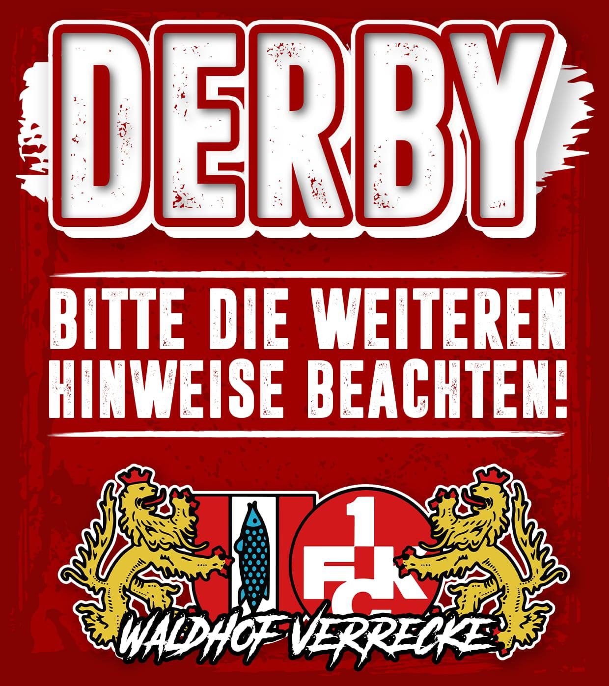Derby Waldhof - Weitere Hinweise